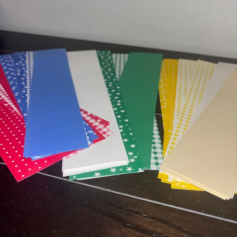 Assorted Paper Strips | 11x2.5‎ | Patterns | Junk Journal | Craft Lot